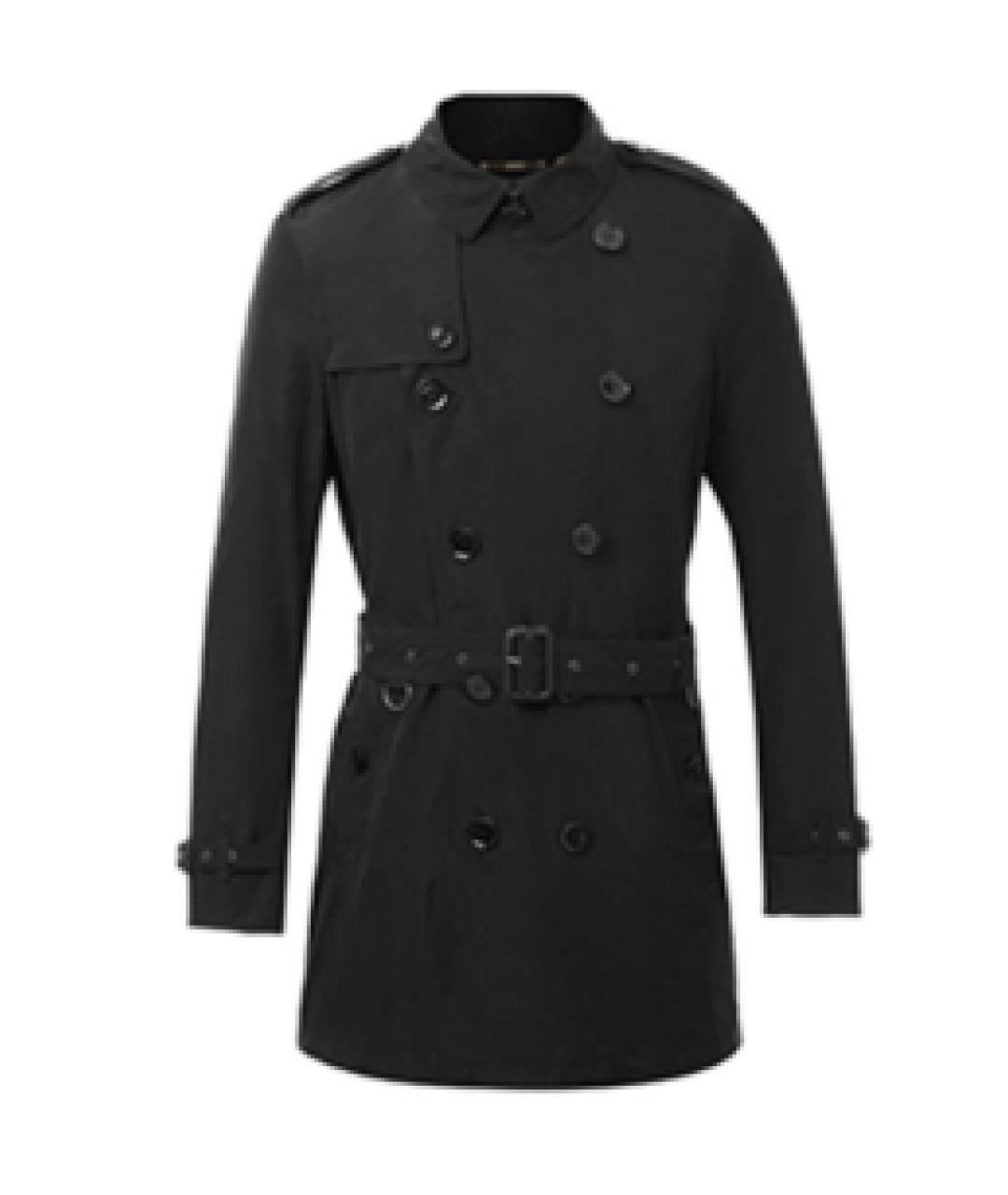 BURBERRY Черный тренч / плащ, фото 1