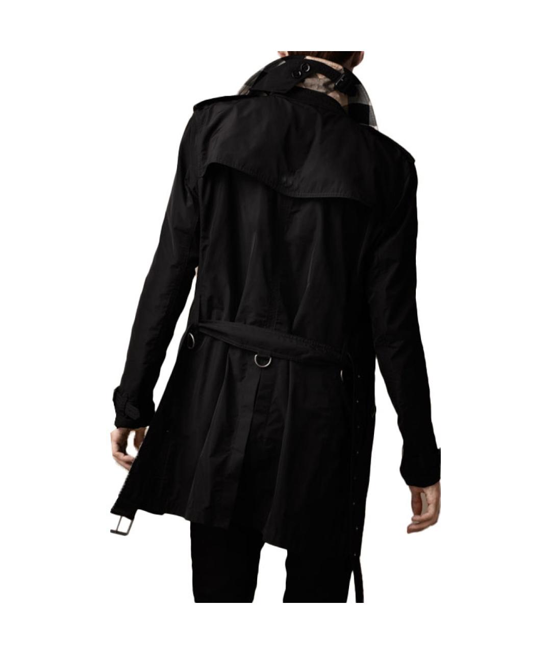 BURBERRY Черный тренч / плащ, фото 3
