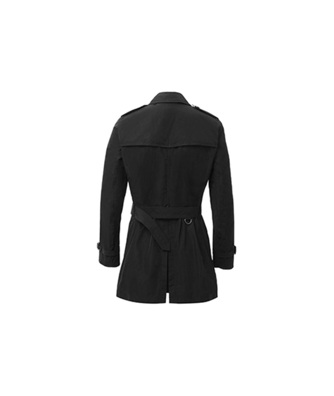 BURBERRY Черный тренч / плащ, фото 2