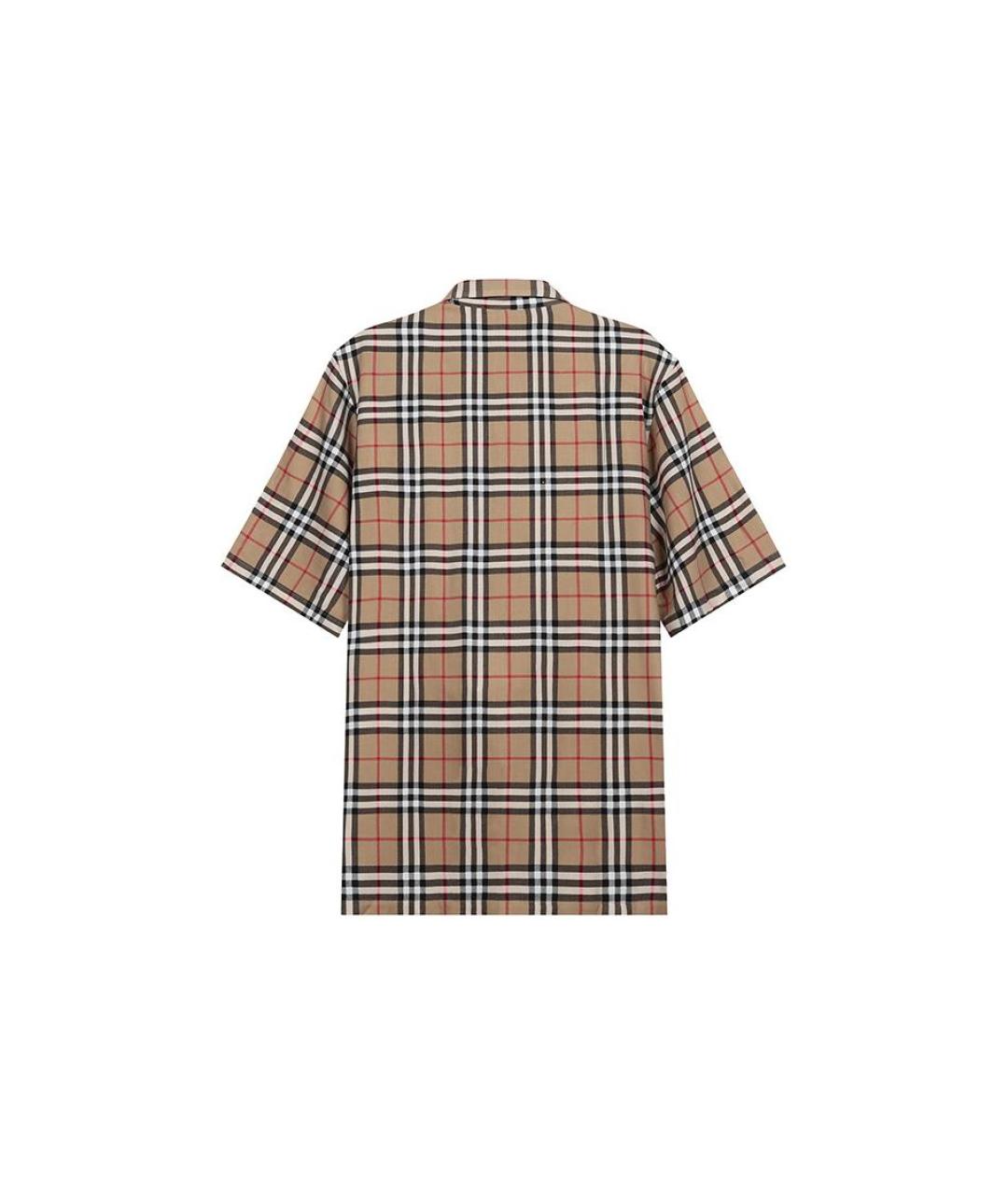 BURBERRY Бежевая хлопковая кэжуал рубашка, фото 2