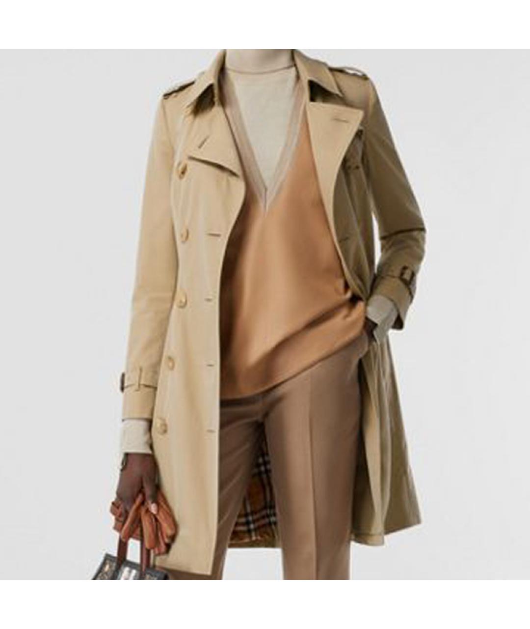 BURBERRY Бежевый тренч/плащ, фото 2