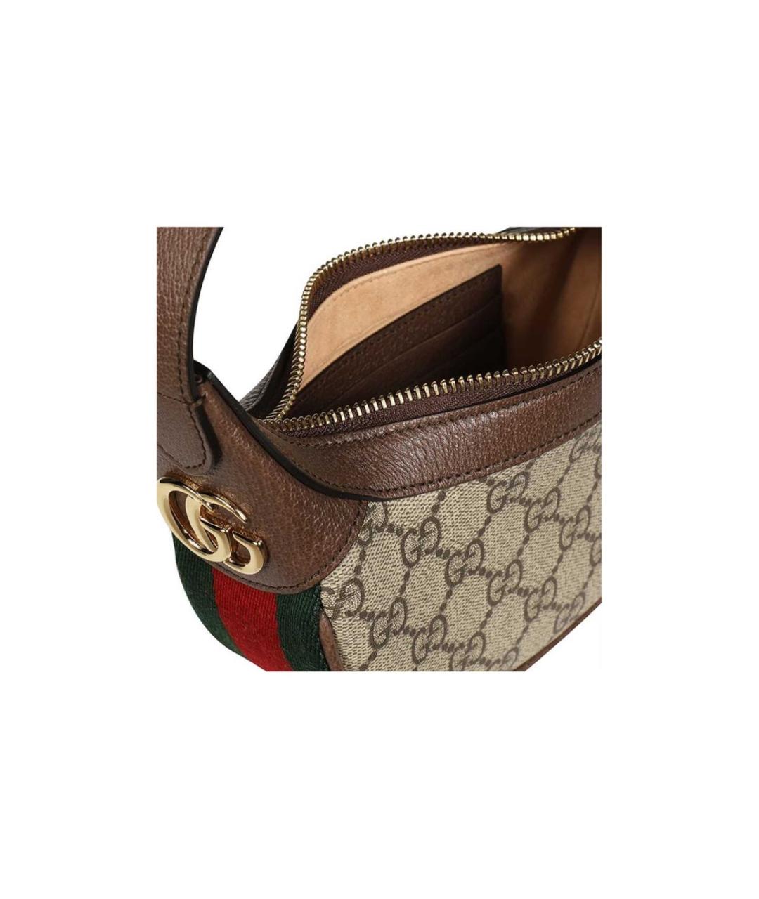 GUCCI Бежевая сумка с короткими ручками, фото 4