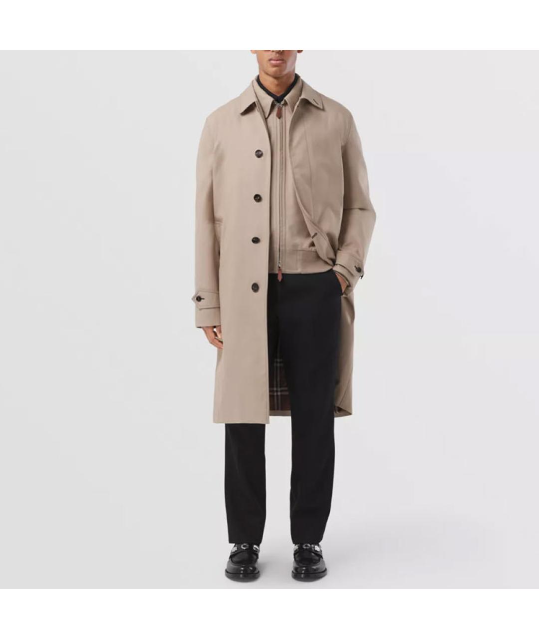 BURBERRY Бежевый тренч / плащ, фото 2