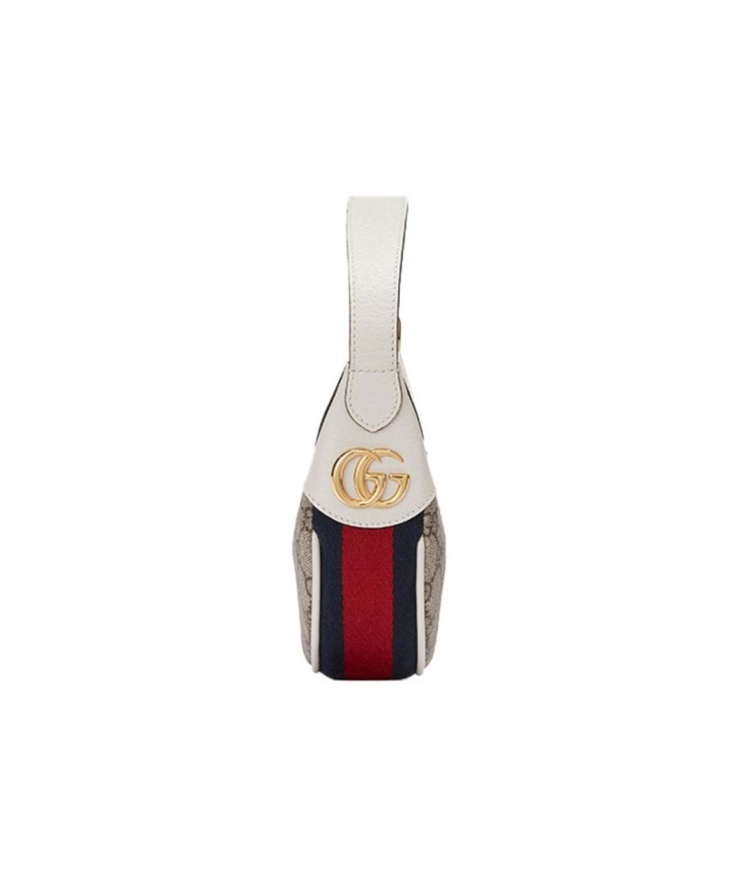 GUCCI Бежевая сумка с короткими ручками, фото 2