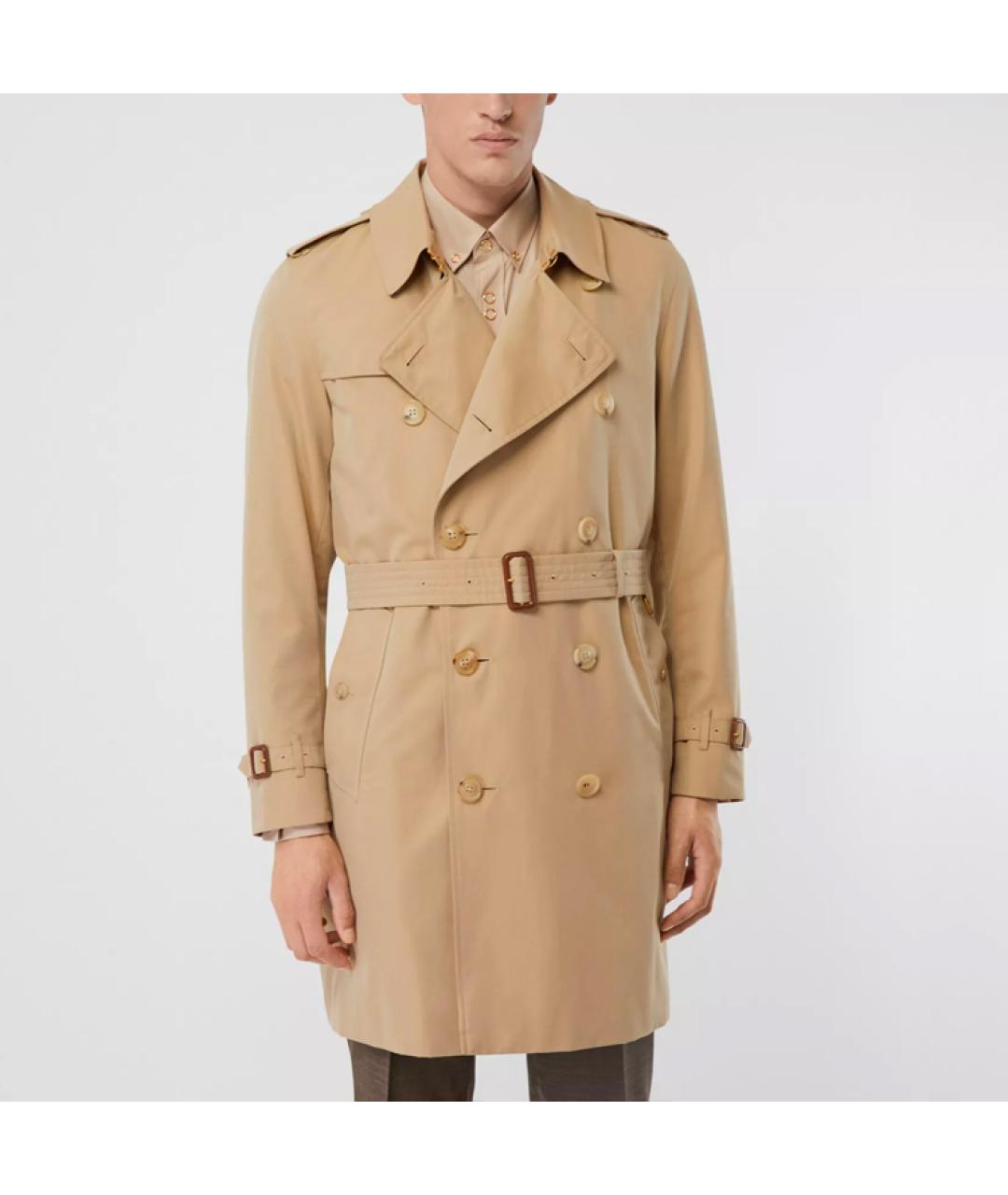 BURBERRY Бежевый тренч / плащ, фото 5
