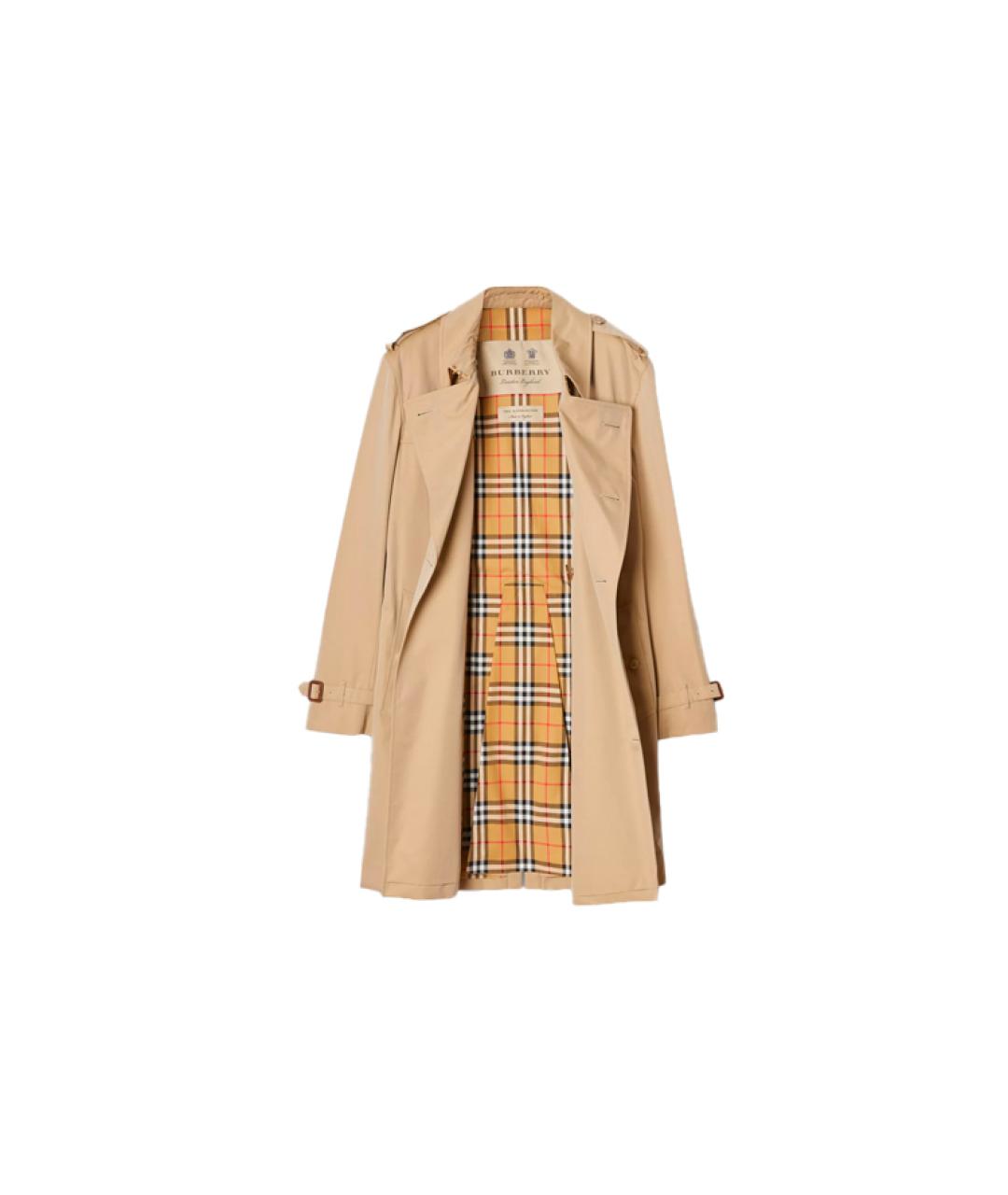 BURBERRY Бежевый тренч / плащ, фото 2