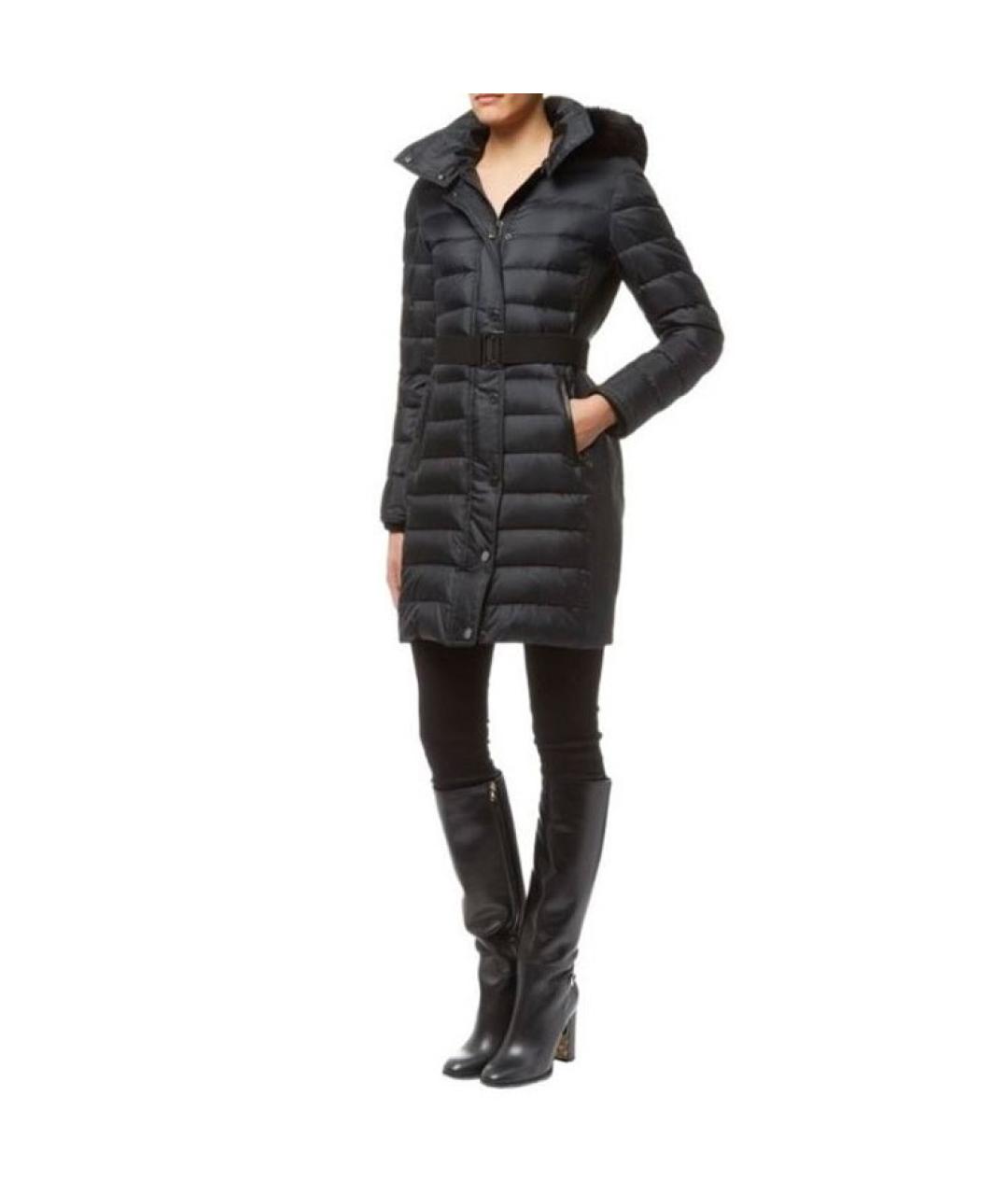 BURBERRY Черный пуховик, фото 2