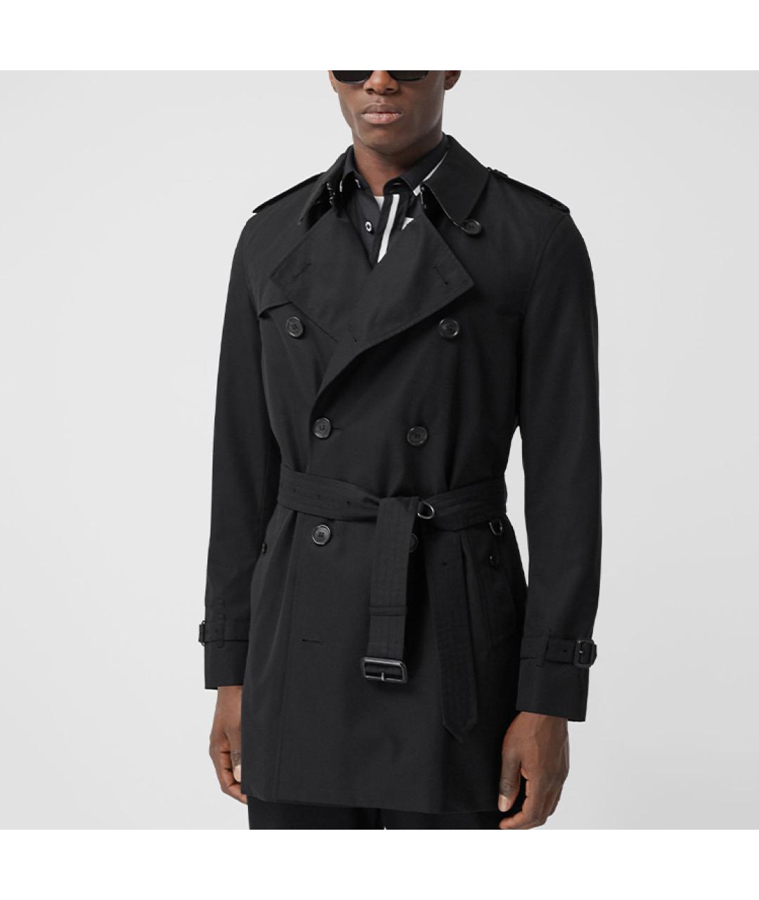 BURBERRY Черный тренч / плащ, фото 3