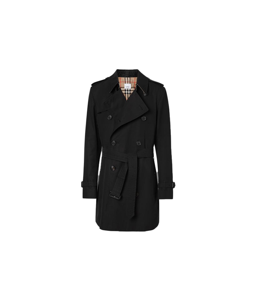 BURBERRY Черный тренч / плащ, фото 1