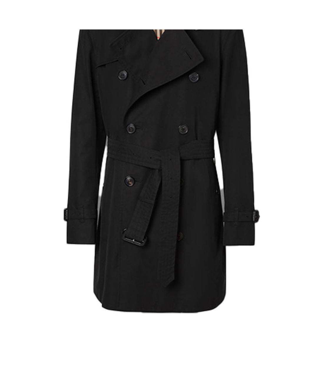 BURBERRY Черный тренч / плащ, фото 6