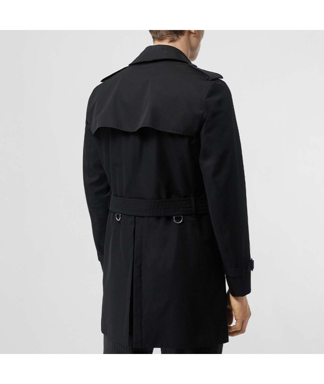BURBERRY Черный тренч / плащ, фото 2