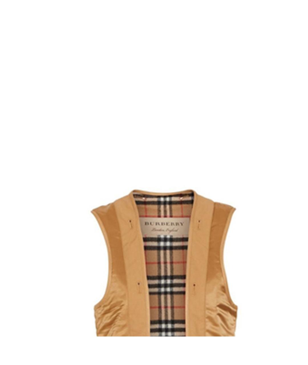 BURBERRY Горчичный жилет, фото 2