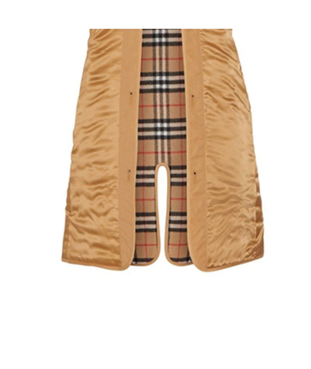 BURBERRY Горчичный жилет, фото 5