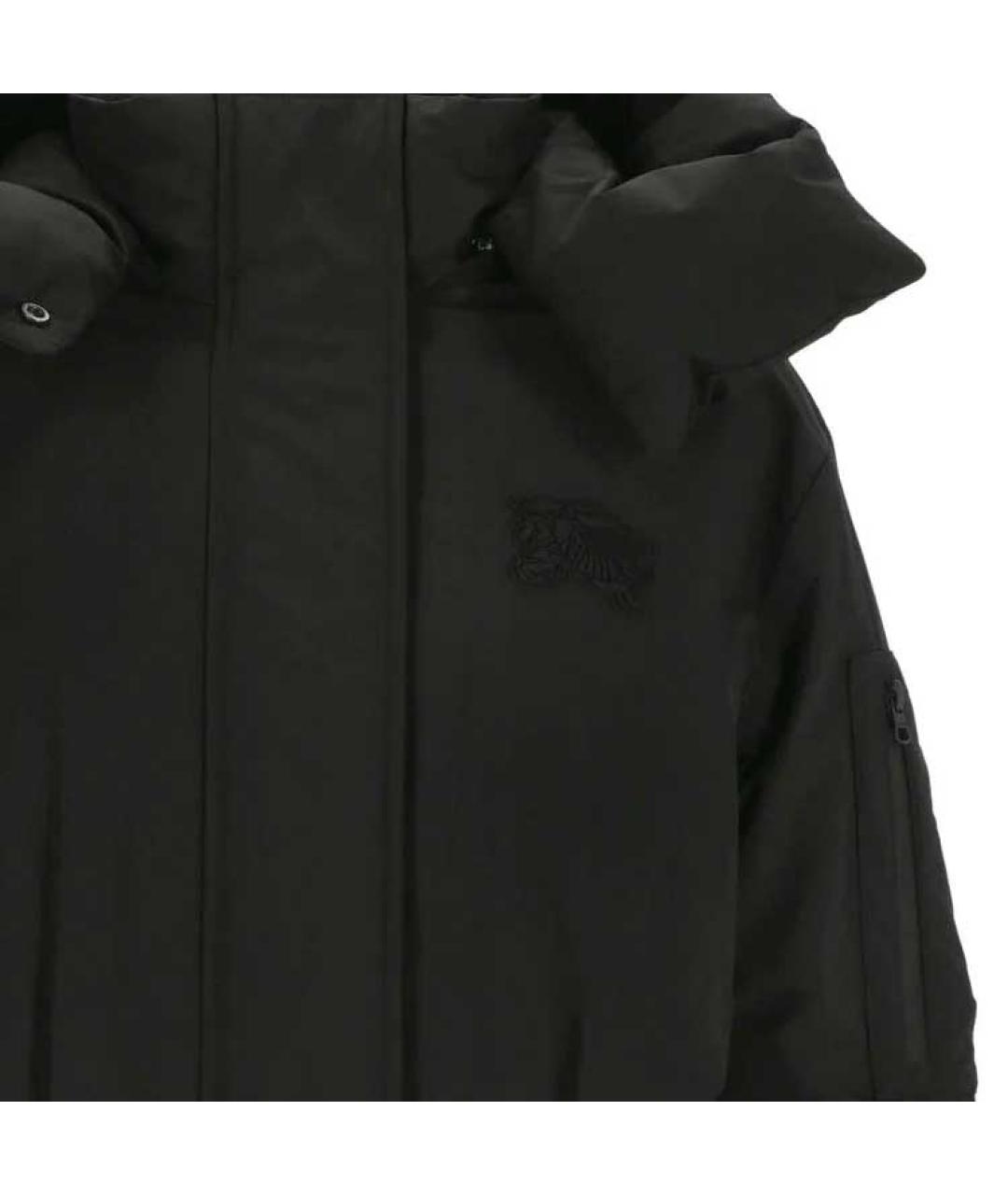 BURBERRY Черное пальто, фото 6