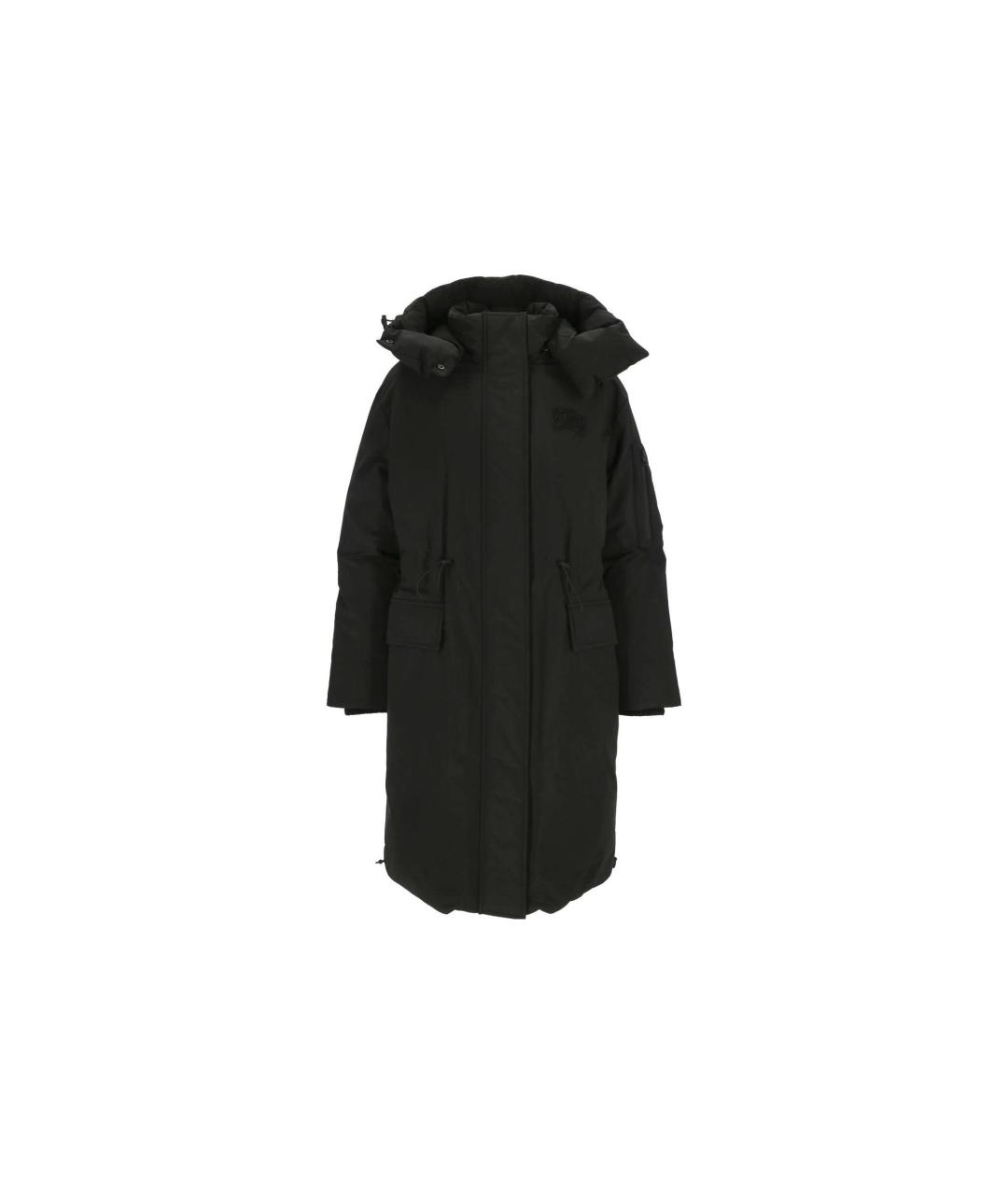 BURBERRY Черное пальто, фото 1