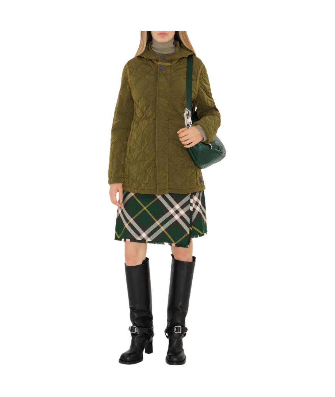 BURBERRY Хаки куртка, фото 3