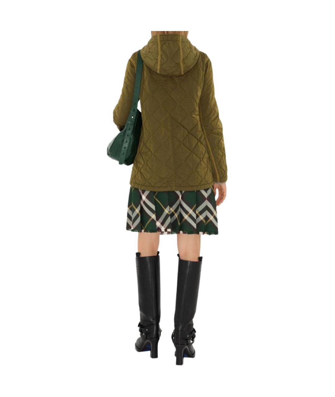 BURBERRY Хаки куртка, фото 4