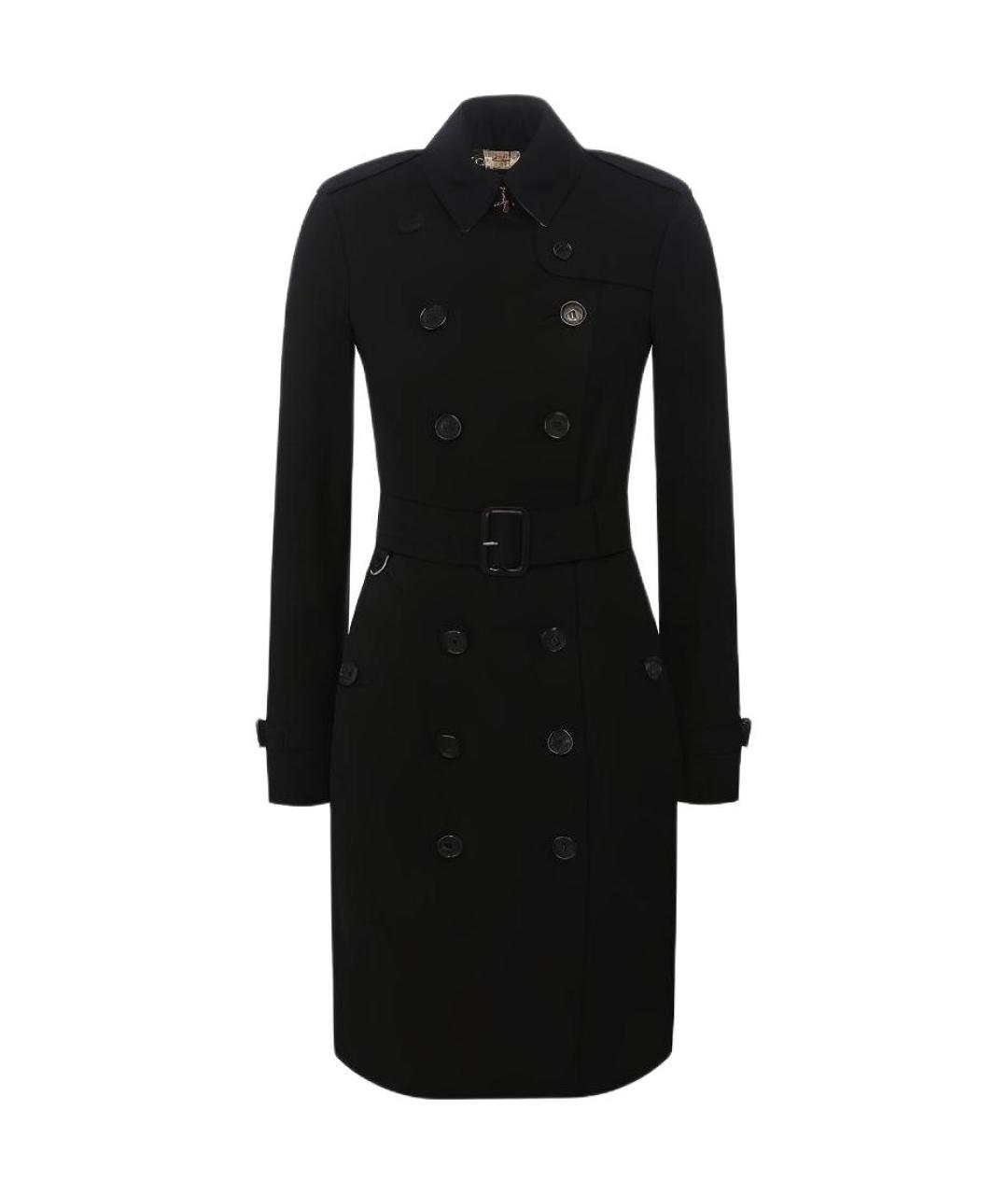 BURBERRY Черное пальто, фото 1