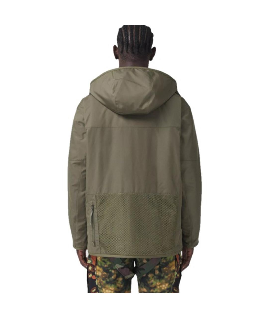 BURBERRY Зеленый пуховик, фото 4