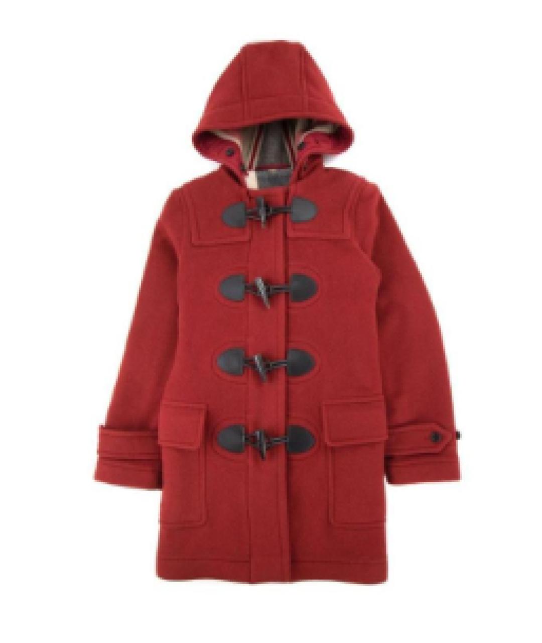 BURBERRY Красное пальто, фото 1