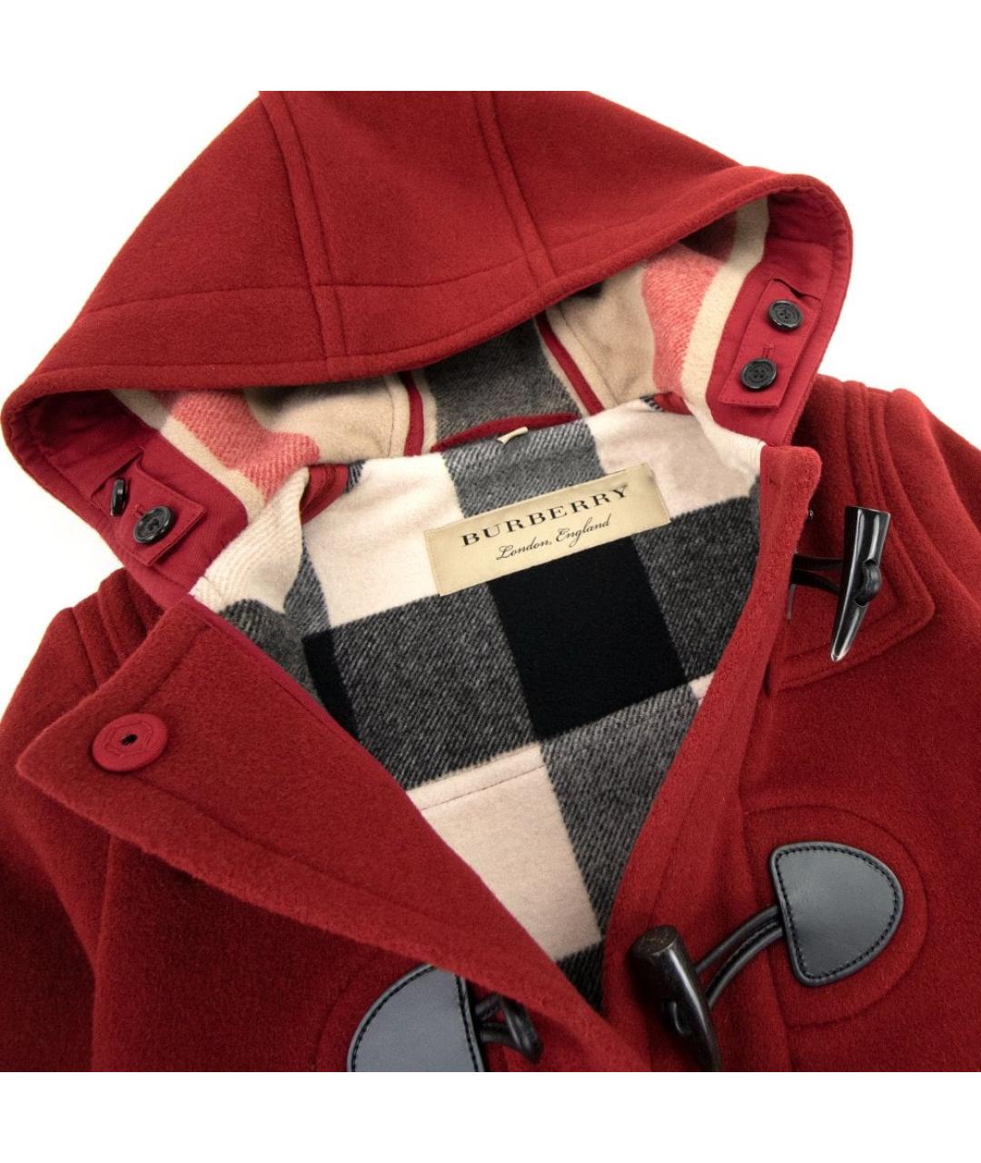 BURBERRY Красное пальто, фото 5