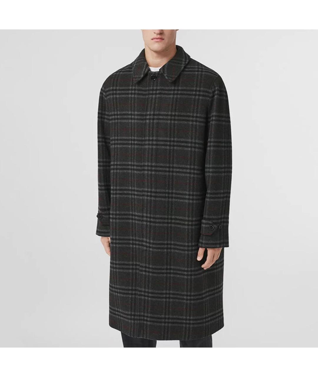 BURBERRY Серое пальто, фото 5