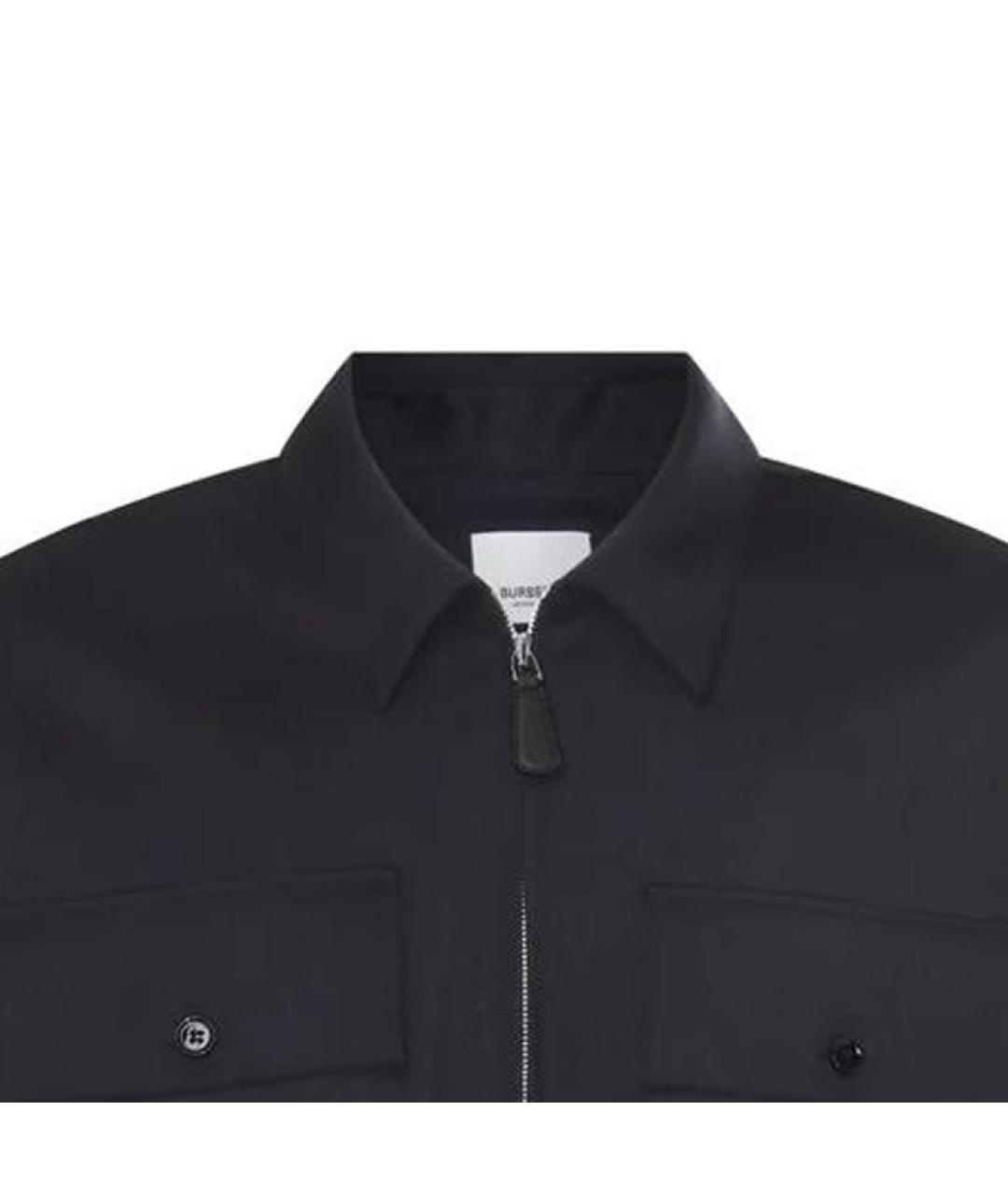 BURBERRY Синяя кэжуал рубашка, фото 4