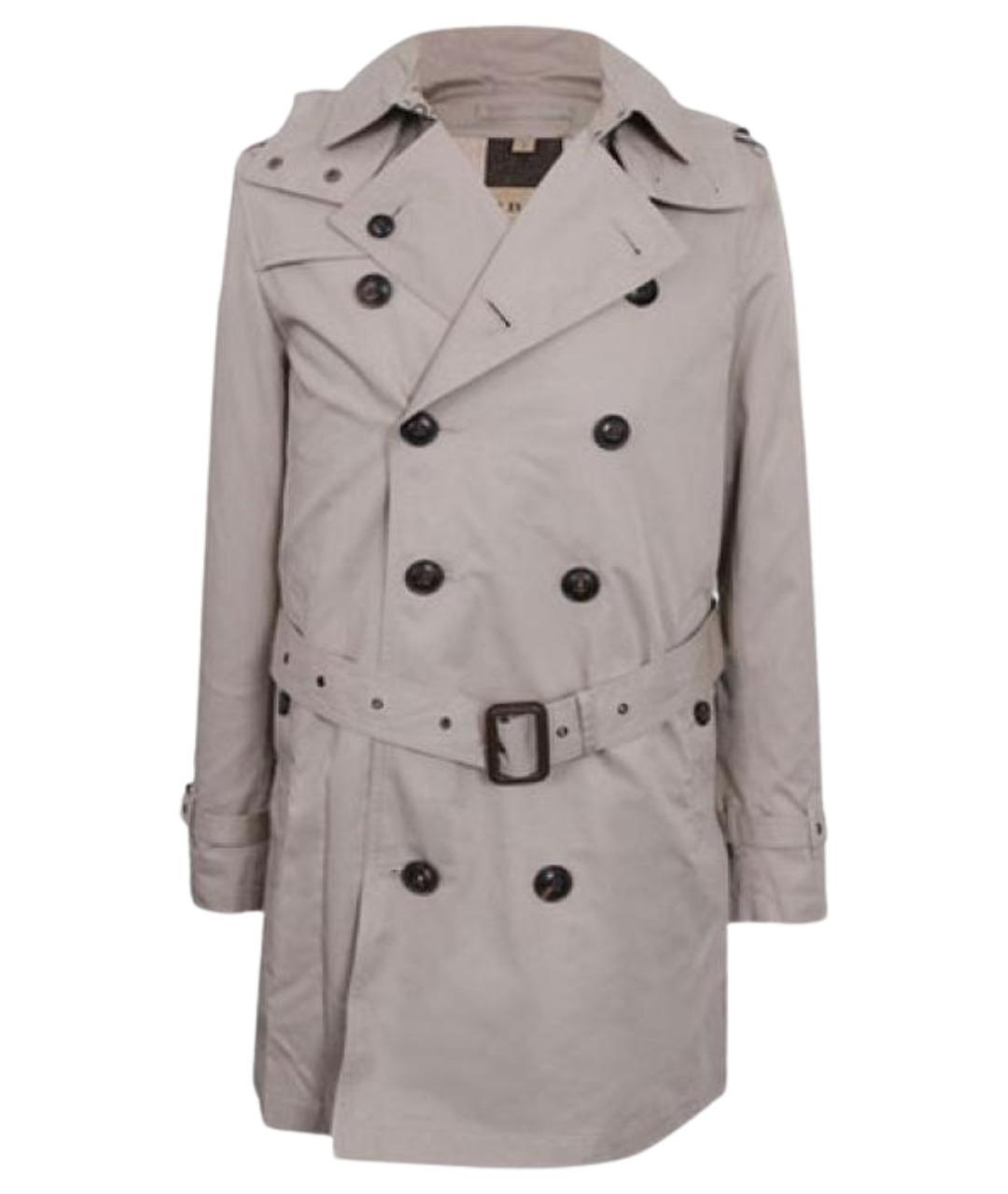 BURBERRY Серый тренч / плащ, фото 1