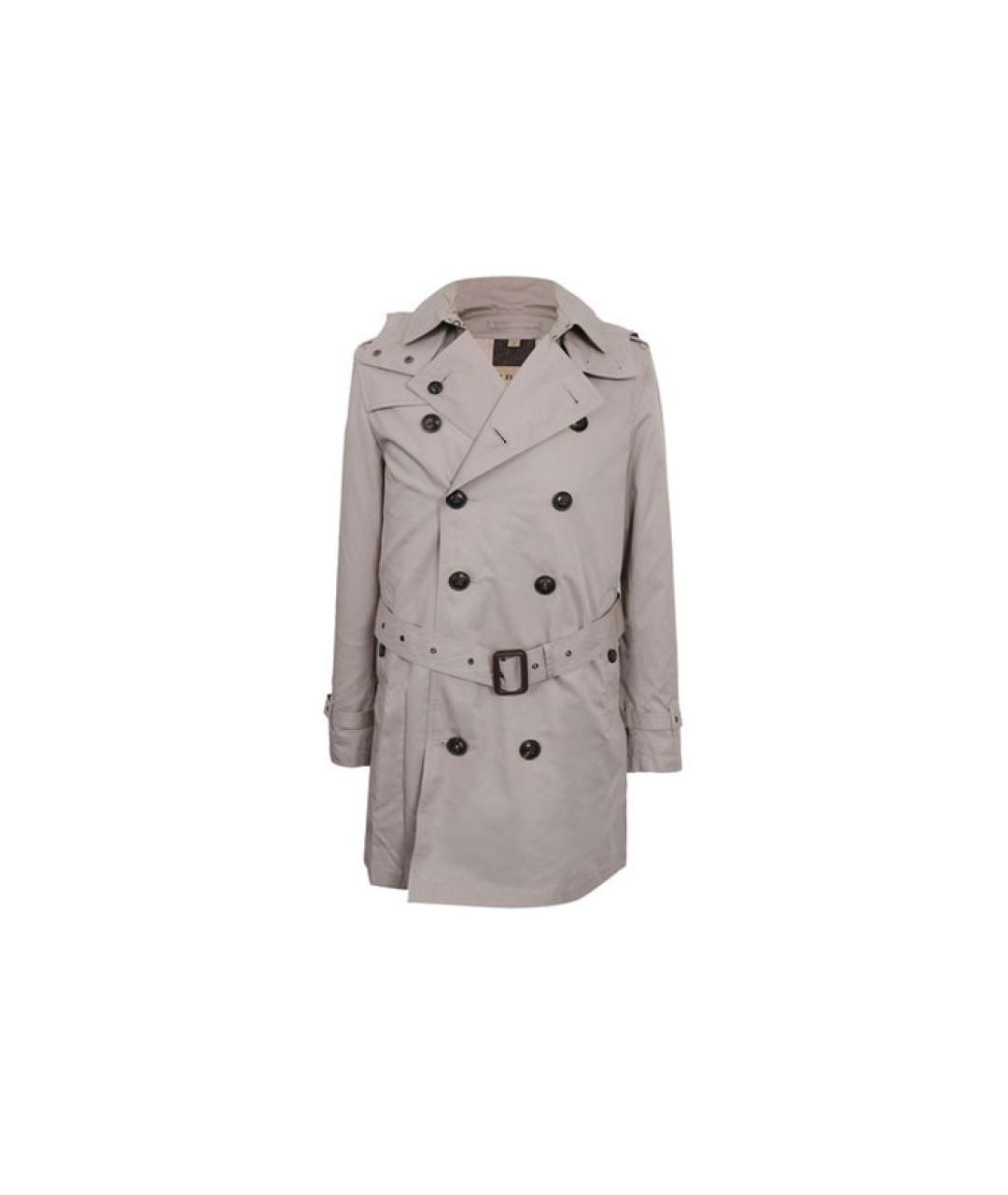 BURBERRY Серый тренч / плащ, фото 8
