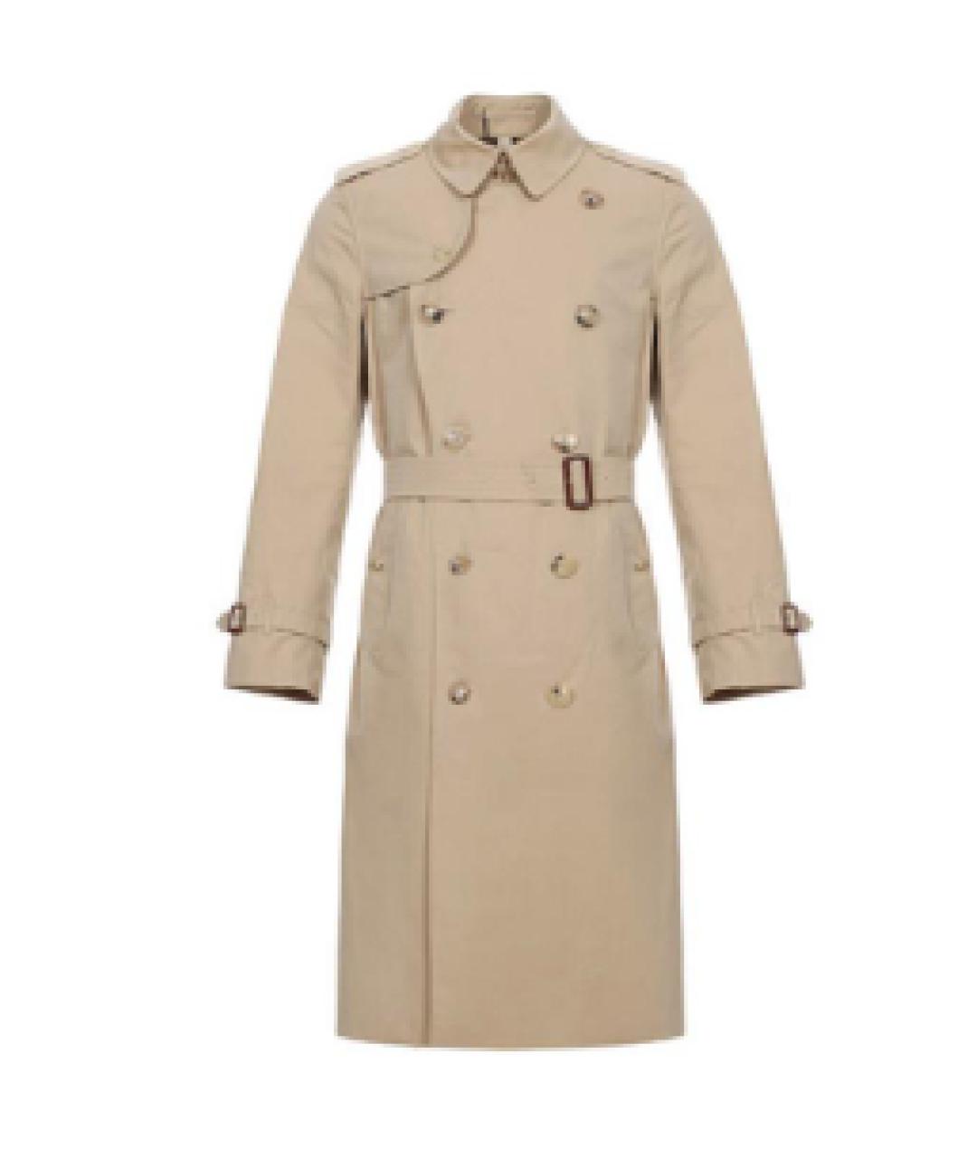BURBERRY Бежевый тренч / плащ, фото 1
