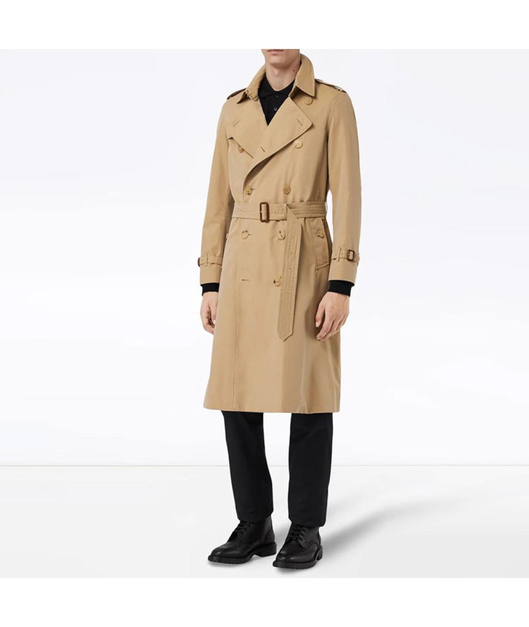 BURBERRY Бежевый тренч / плащ, фото 4
