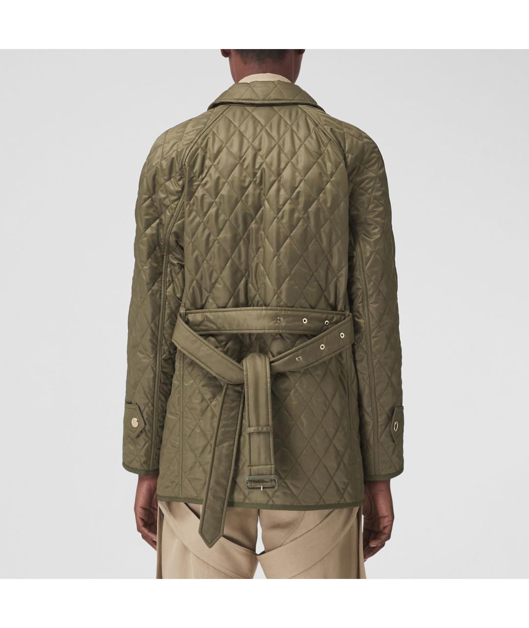 BURBERRY Хаки куртка, фото 3