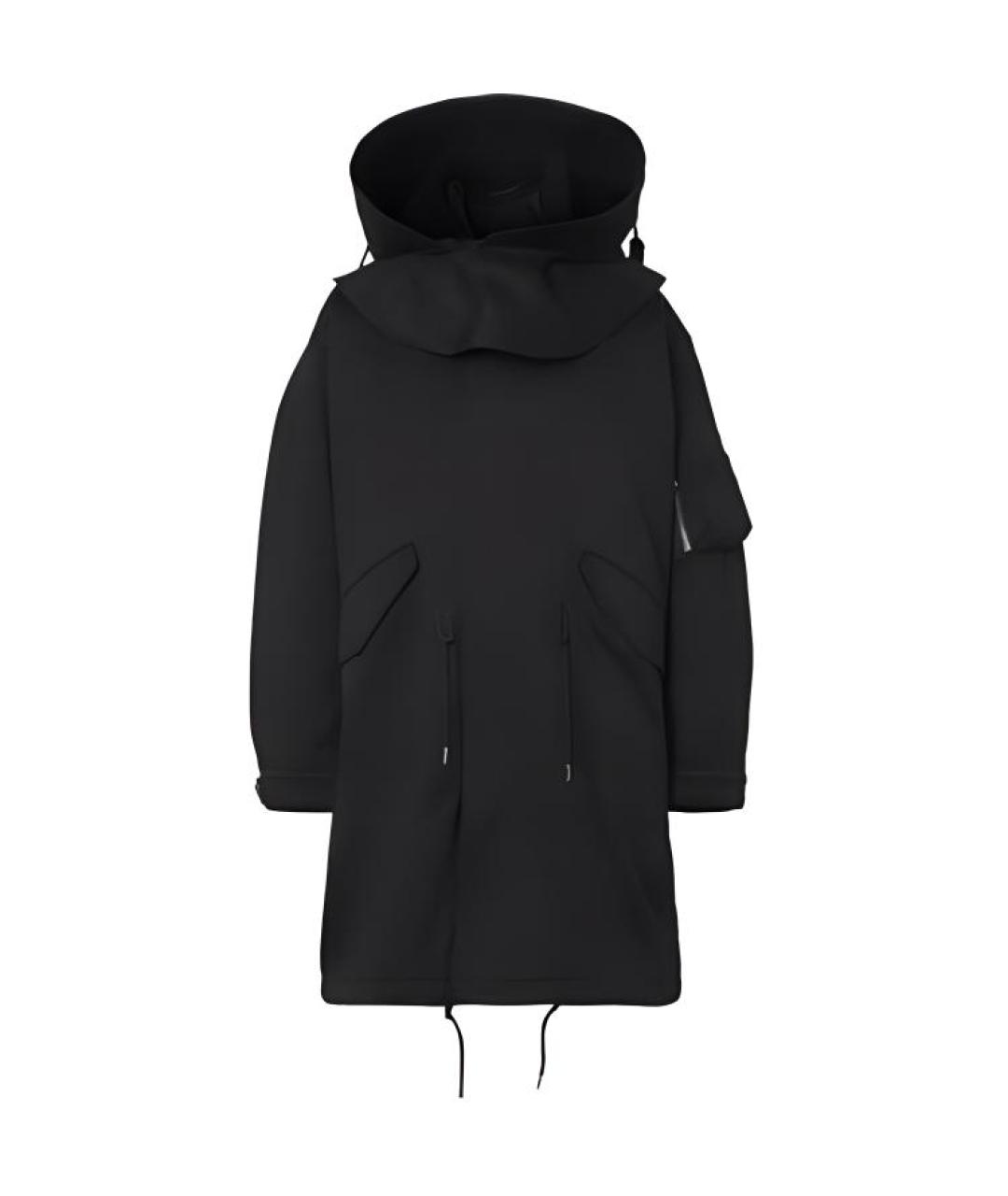 BURBERRY Черное пальто, фото 1