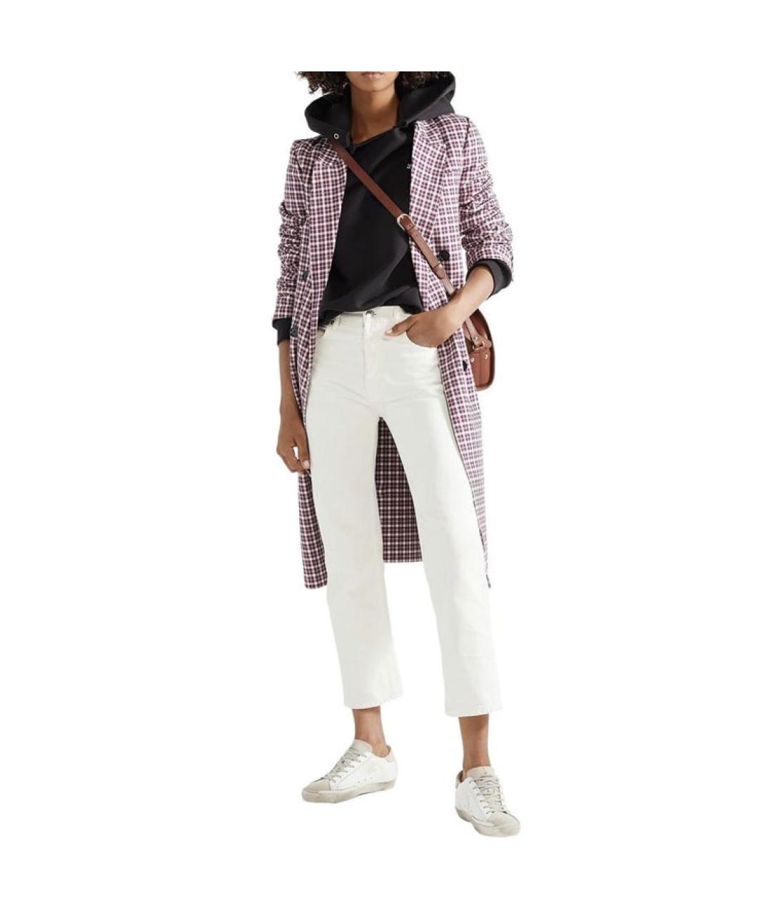 BURBERRY Бордовое пальто, фото 2
