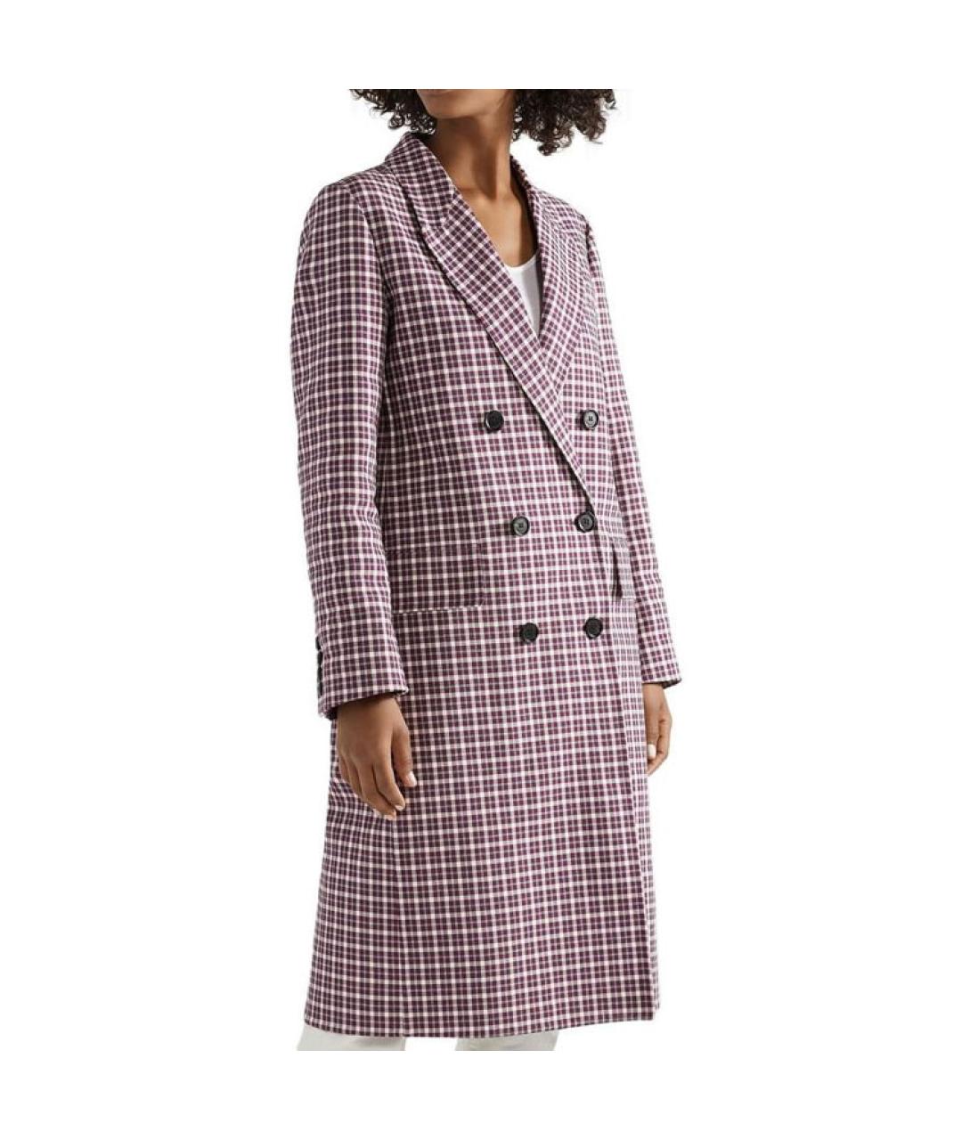 BURBERRY Бордовое пальто, фото 4