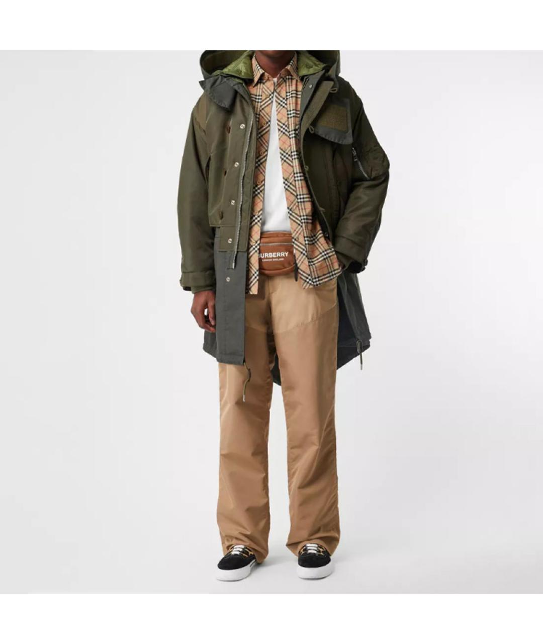 BURBERRY Бежевая хлопковая кэжуал рубашка, фото 2