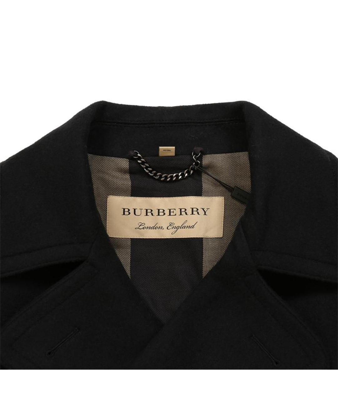 BURBERRY Черный тренч / плащ, фото 4