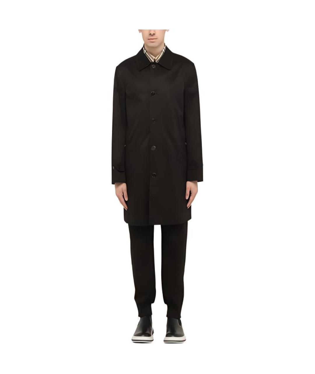 BURBERRY Черный тренч / плащ, фото 4