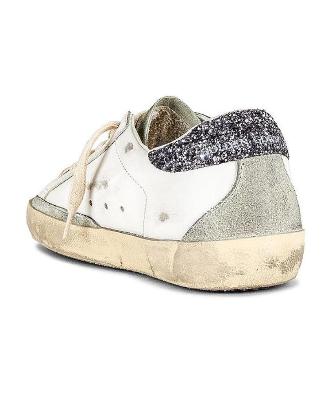 GOLDEN GOOSE DELUXE BRAND Серые кожаные кеды, фото 5