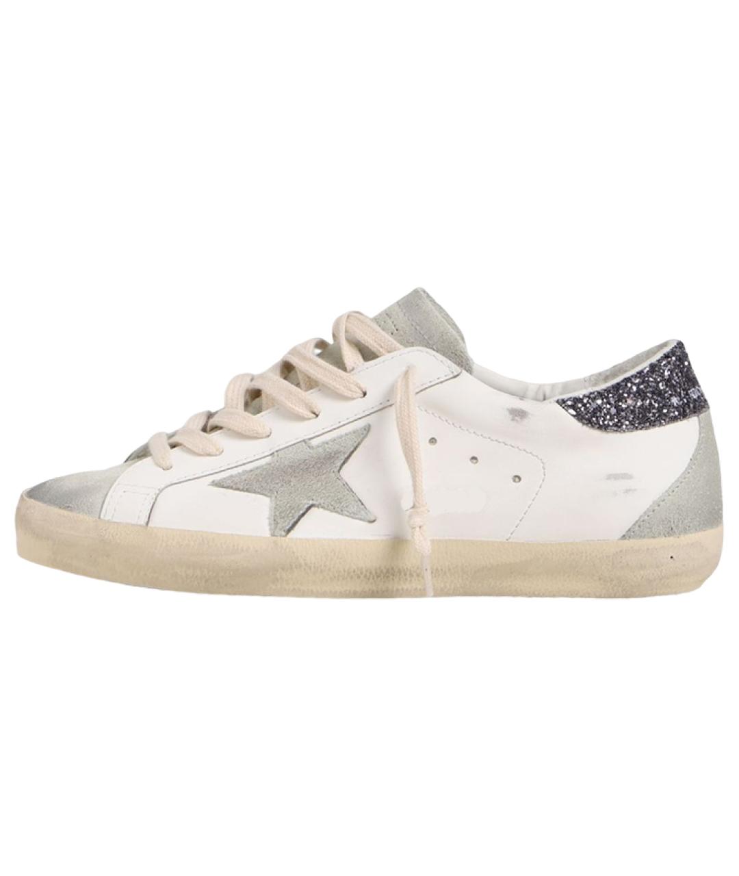 GOLDEN GOOSE DELUXE BRAND Серые кожаные кеды, фото 2