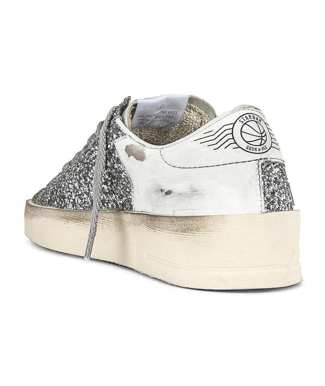 GOLDEN GOOSE DELUXE BRAND Серебряные кеды, фото 4