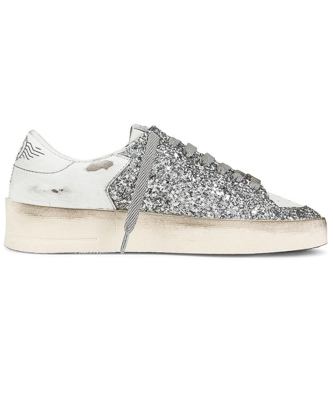 GOLDEN GOOSE DELUXE BRAND Серебряные кеды, фото 2