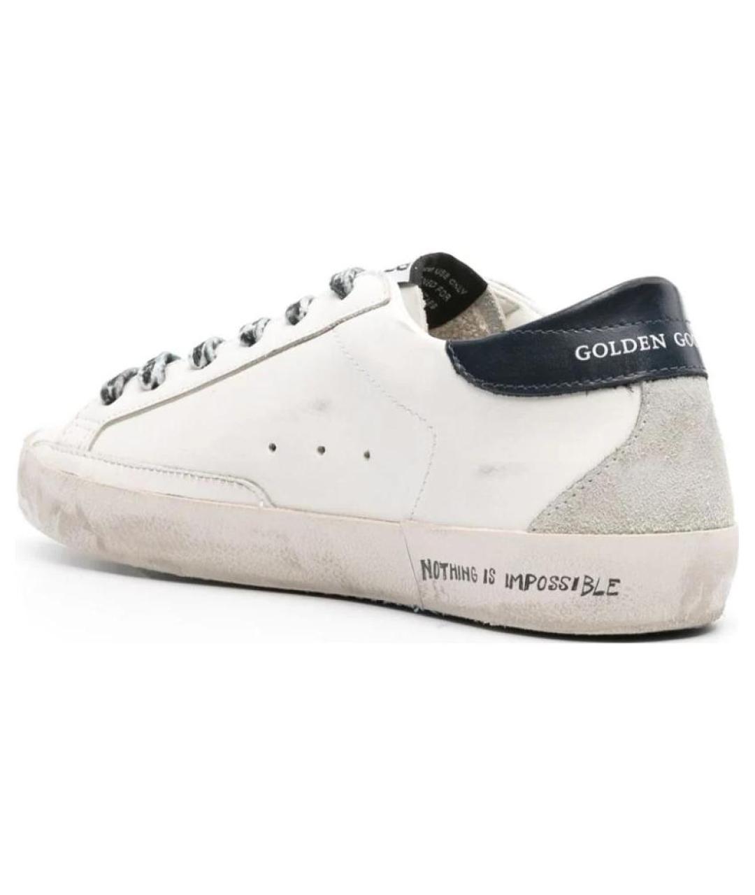 GOLDEN GOOSE DELUXE BRAND Белые кожаные кеды, фото 4