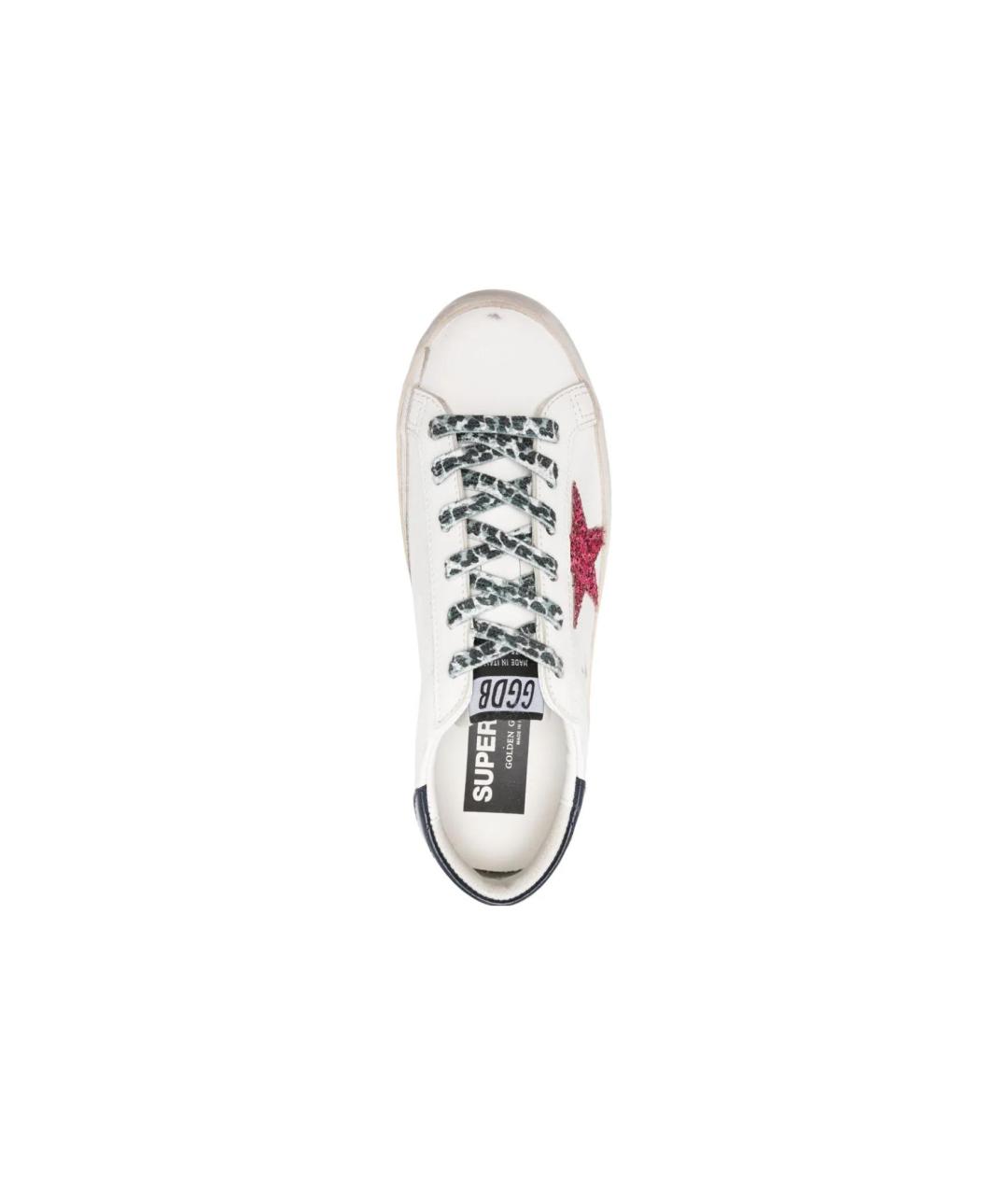 GOLDEN GOOSE DELUXE BRAND Белые кожаные кеды, фото 5