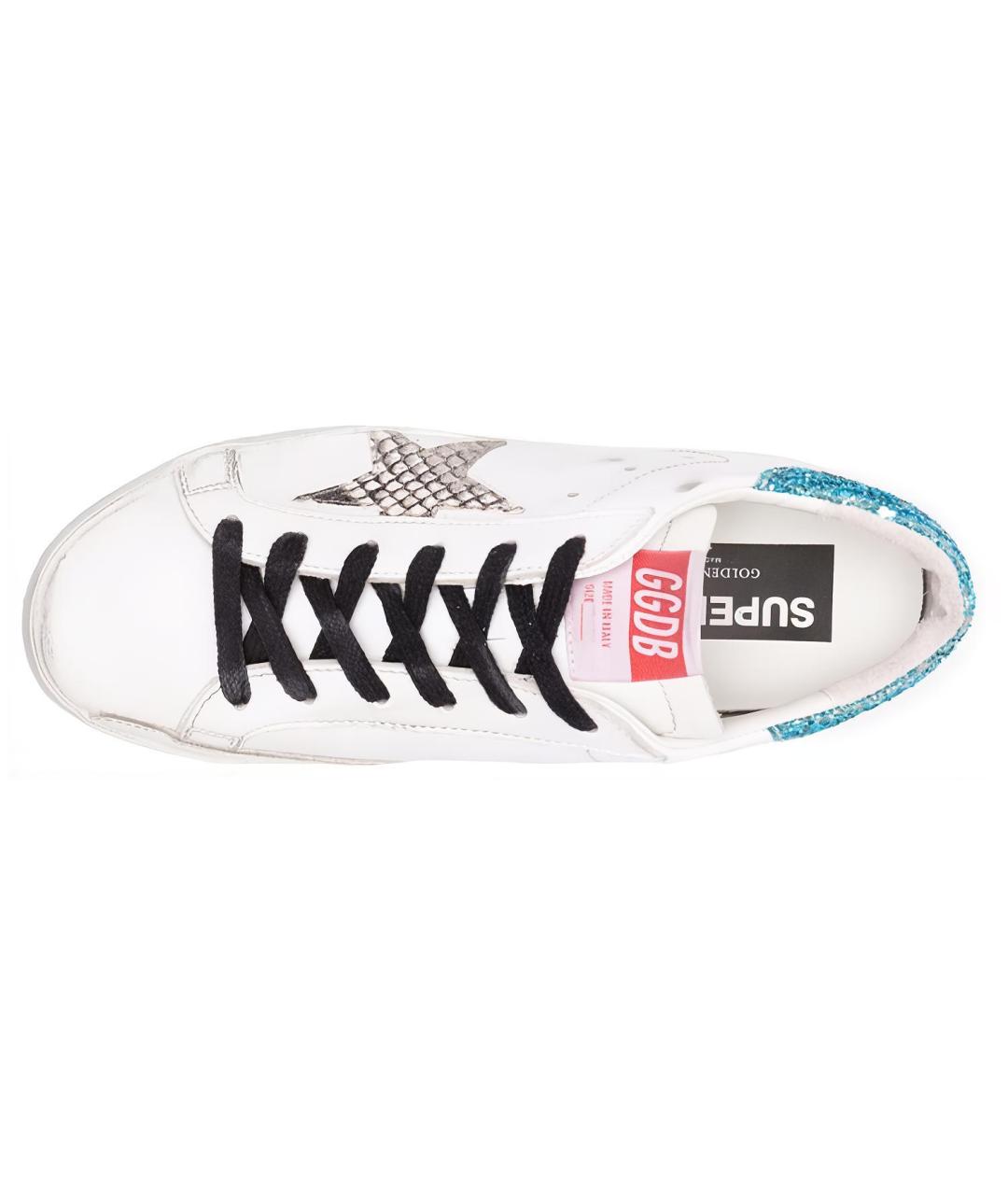 GOLDEN GOOSE DELUXE BRAND Белые кожаные кеды, фото 5