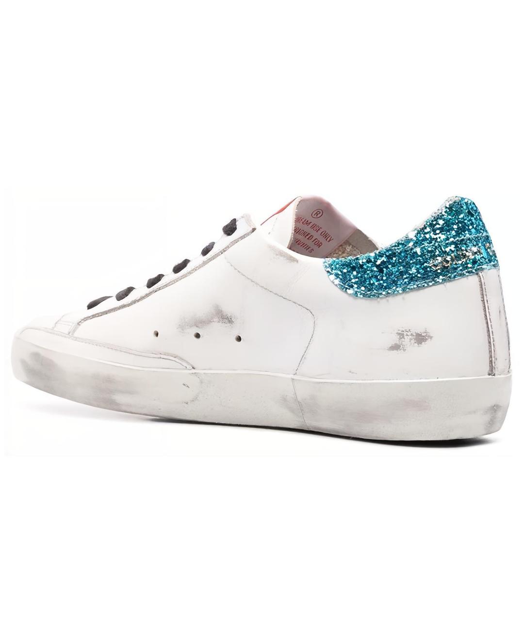 GOLDEN GOOSE DELUXE BRAND Белые кожаные кеды, фото 4