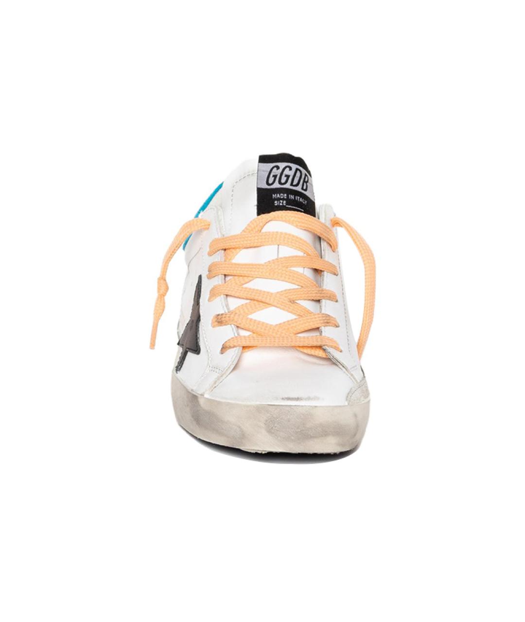 GOLDEN GOOSE DELUXE BRAND Белые кожаные кеды, фото 5