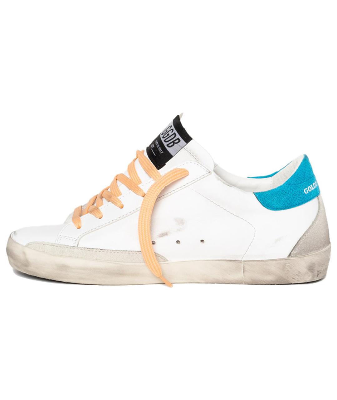 GOLDEN GOOSE DELUXE BRAND Белые кожаные кеды, фото 2