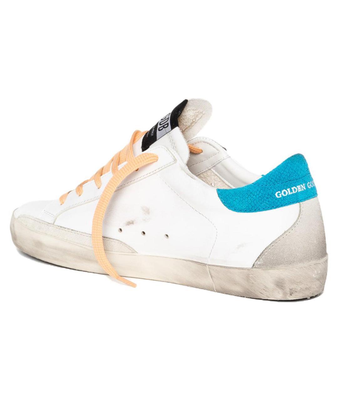GOLDEN GOOSE DELUXE BRAND Белые кожаные кеды, фото 4