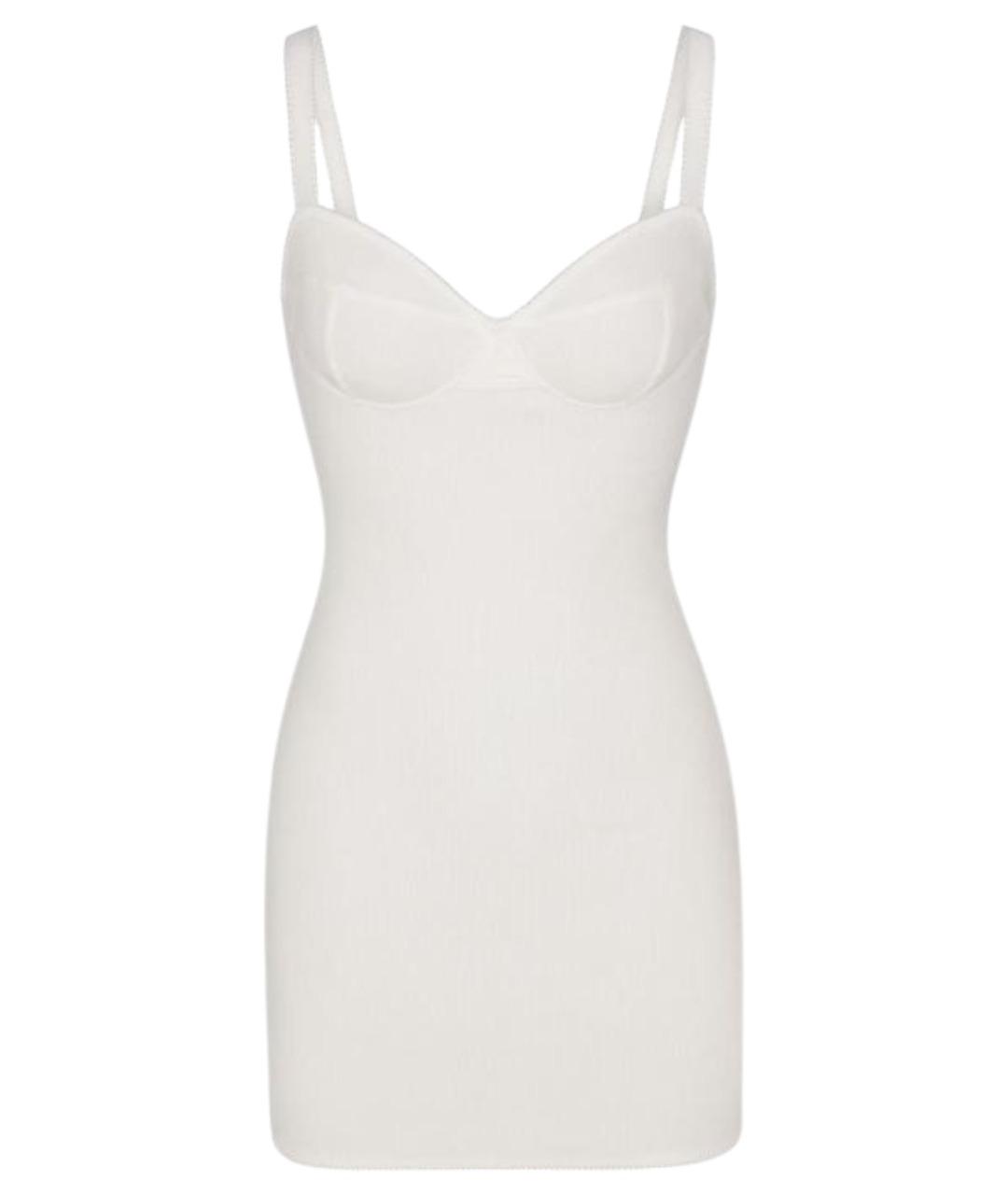 SKIMS Белое коктейльное платье, фото 1